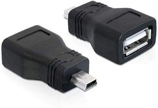 Adaptador USB Tipo A Hembra a Mini USB Macho