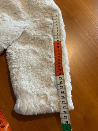 Giacchina peluche bianca bimba, 12 mesi BFashion