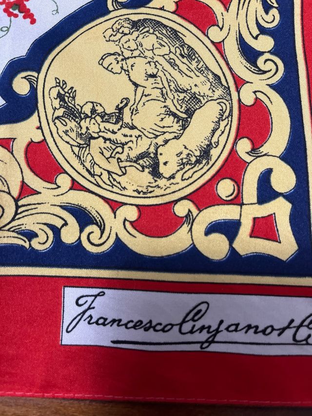 Foulard CINZANO con firma Francesco Cinzano