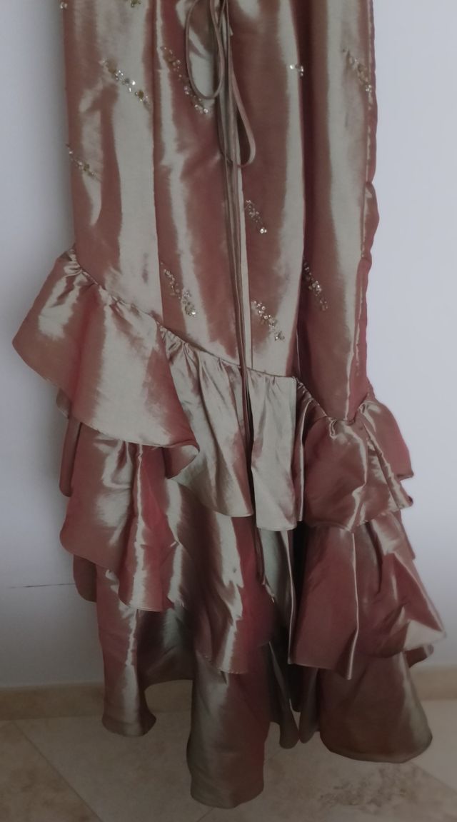 ABITO LUNGO DA CERIMONIA A FASCIA/ MONOSPALLA