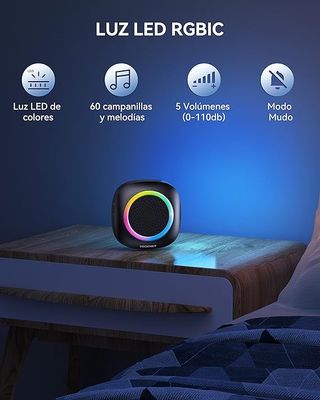 Timbre inalámbrico exterior impermeable RGB