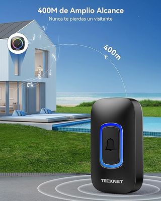 Timbre inalámbrico exterior impermeable RGB