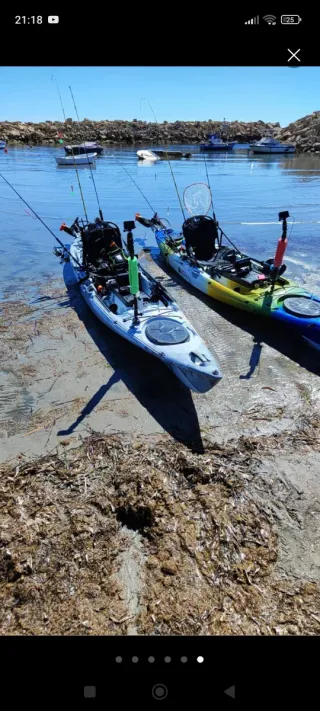 Kayak con motor torqueedo 