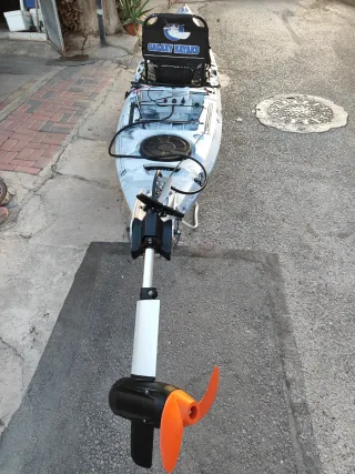 Kayak con motor torqueedo 