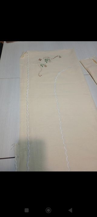 Lenzuola Ricamate vintage 