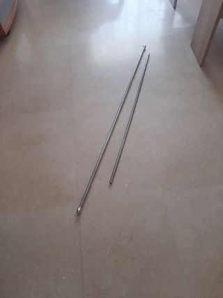 Cortina stor con carril y hierro