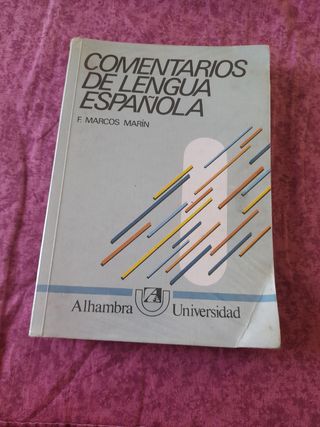 Comentarios de lengua española