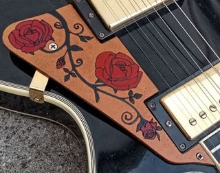 Golpeador artesanal MDF para guitarras Les Paul