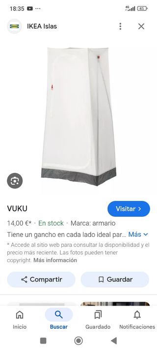 Armario de tela Ikea