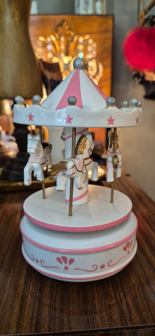 Tiovivo juguete musical años 90