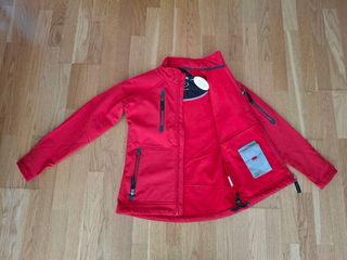 Chaqueta Impermeable Roja