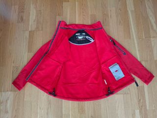 Chaqueta Impermeable Roja