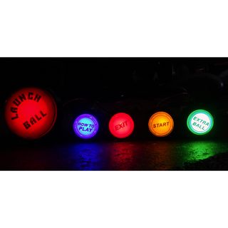 Kit Botones Pinball Iluminados LED 5V-12V Williams