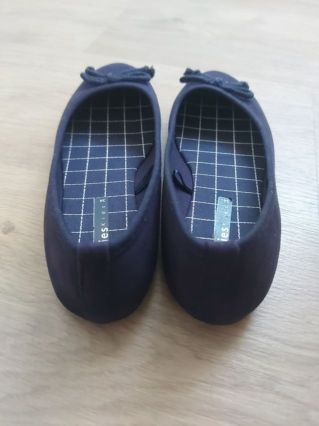 Bailarinas talla 34 azul marino