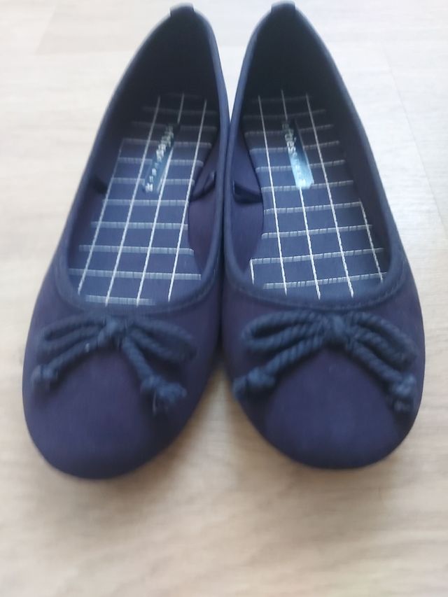 Bailarinas talla 34 azul marino