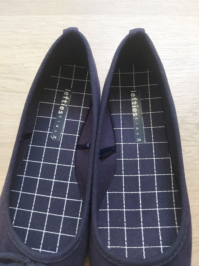 Bailarinas talla 34 azul marino