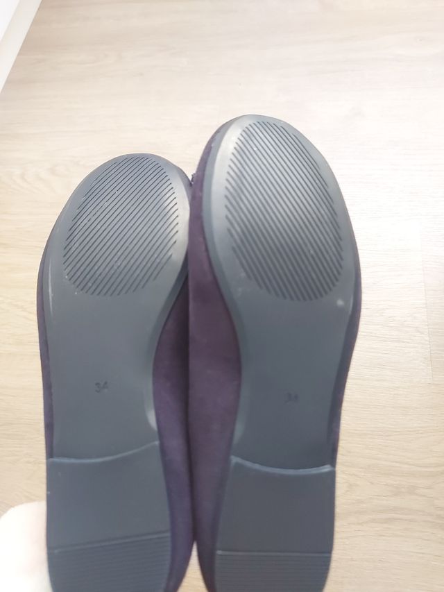 Bailarinas talla 34 azul marino