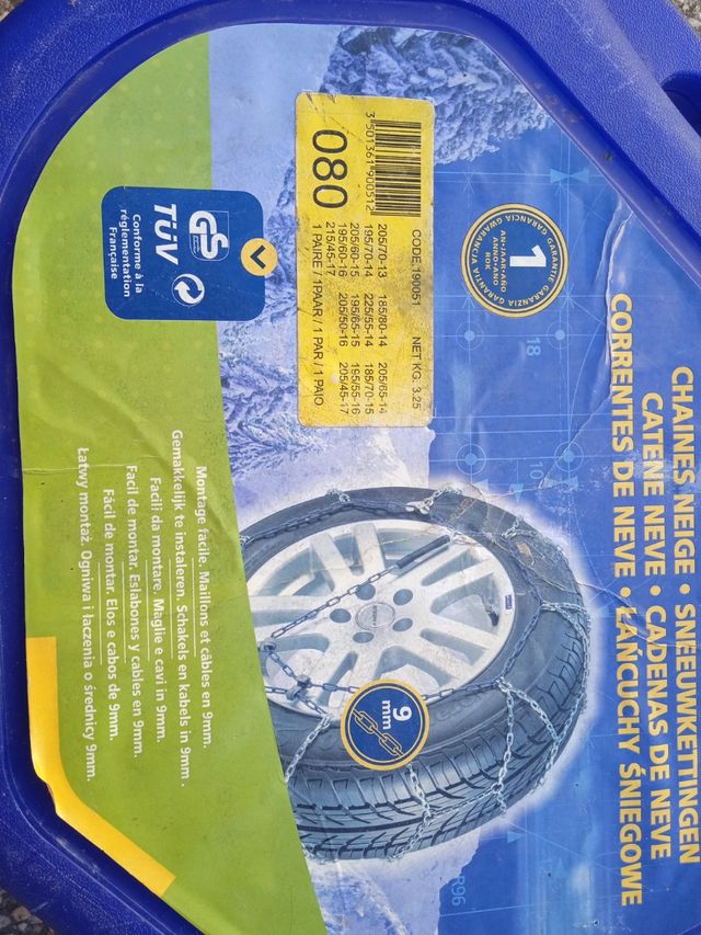 Cadenas de nieve marca Norauto