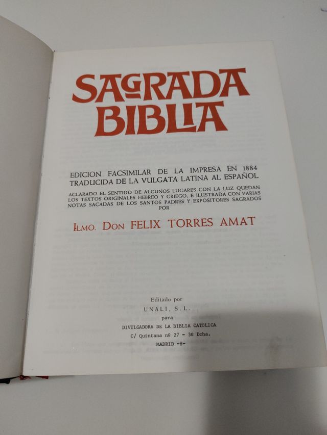 Sagrada biblia