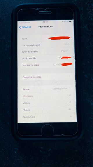 Iphone 7 128GB bateria 100