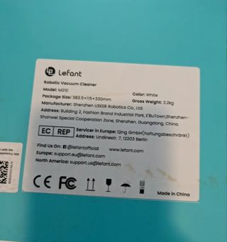 Robot aspirador Lefant nuevo