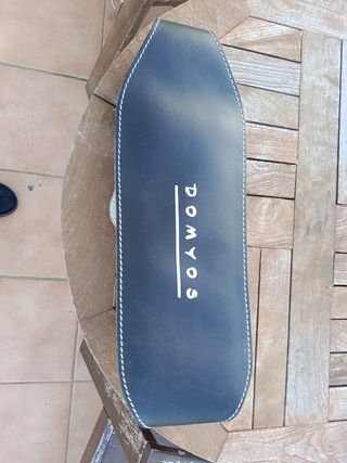 Cinturón piel , pesas.