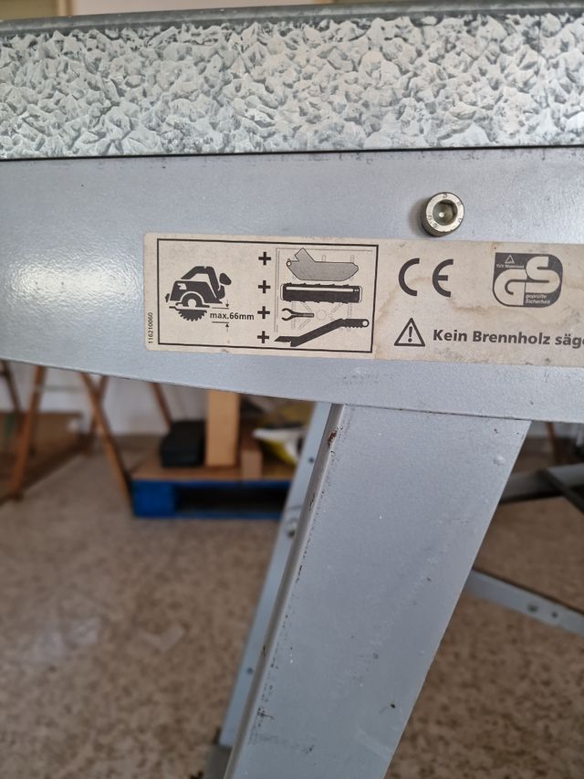 Mesa para sierra circular