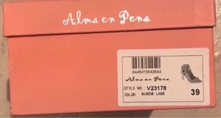 Nuevos Sandalias Ante Joya Alma en Pena 39