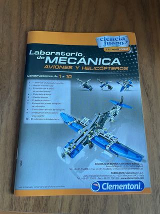 Laboratorio de mecanica. Aviones y helicopteros