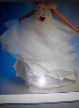 Vestido de primera comunión chica