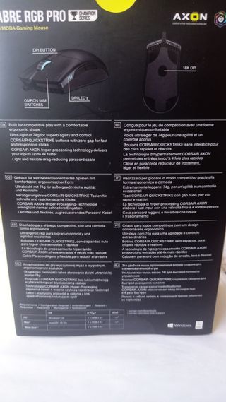 RATON CORSAIR SABRE PRECINTADO