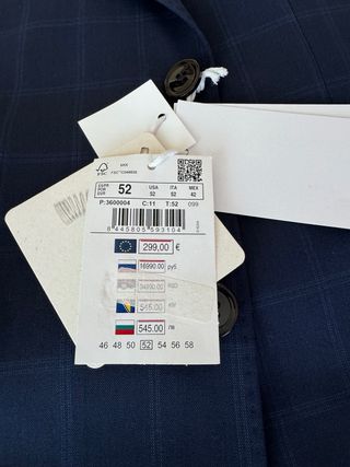 Traje Pedro del hierro nuevo sin  estrenar
