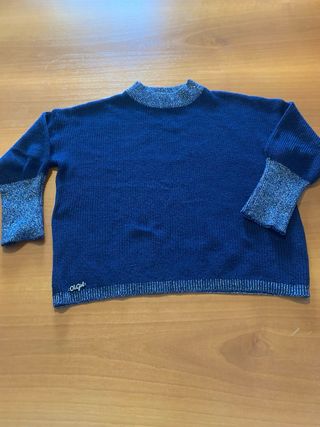 Maglioncino blu bimba OVK.   3 anni