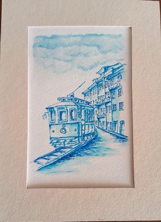 Cuadro aguarela original