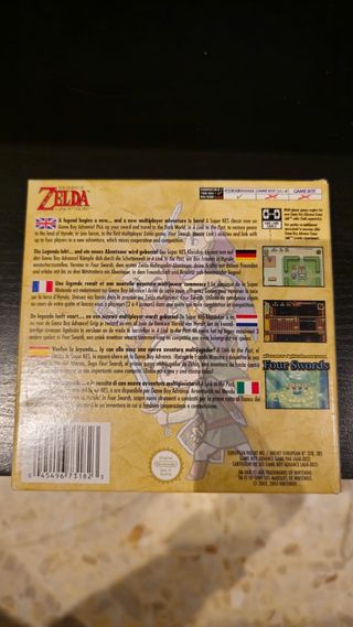 Zelda A Link To The Past game boy advance 
