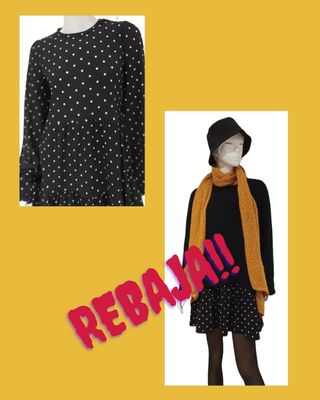 Vestido de lunares Stradivarius