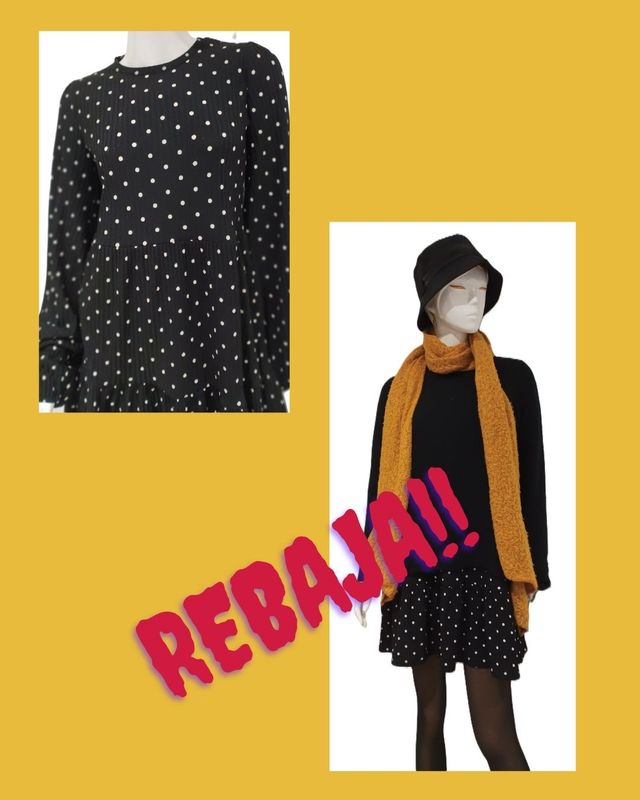 Vestido de lunares Stradivarius