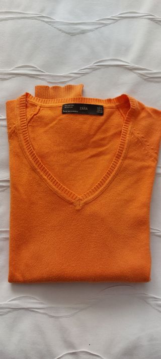 Jersey naranja de Zara