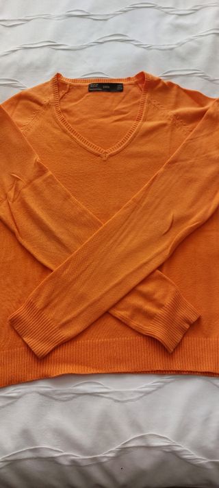 Jersey naranja de Zara