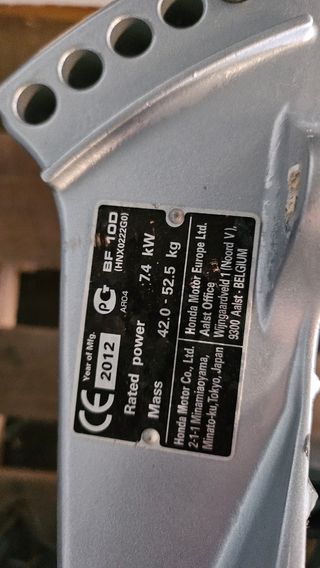 Motor fueraborda auxiliar Honda 10cv BF10D