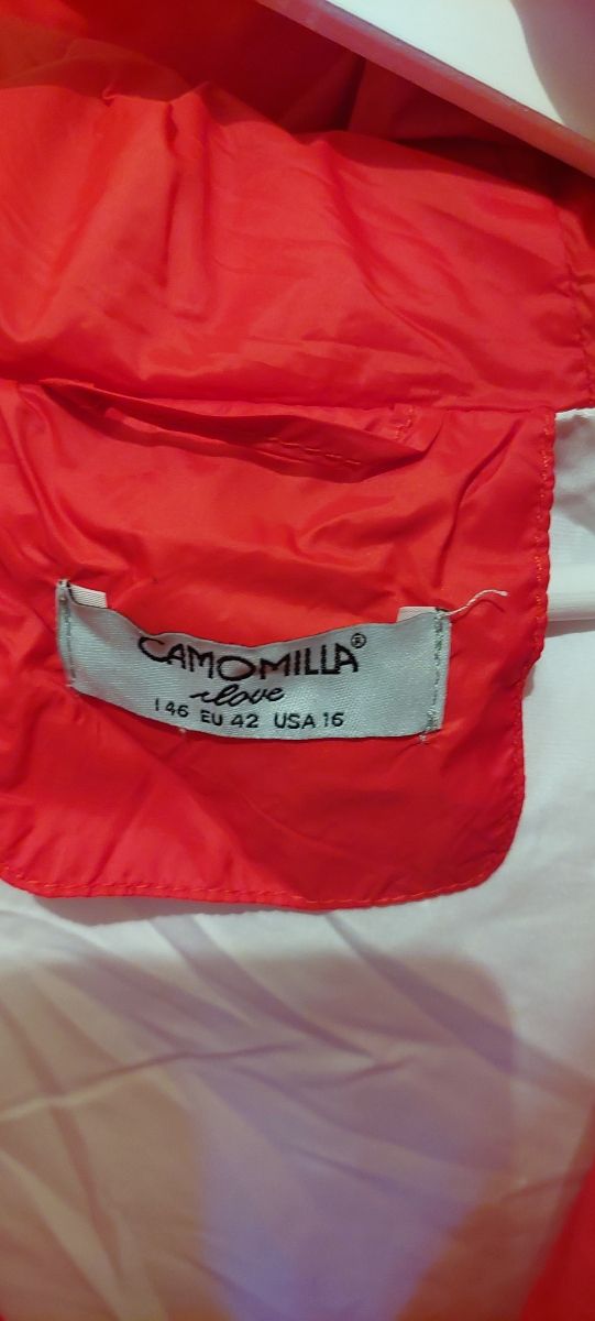 Piumino rosso CAMOMILLA Taglia 46
