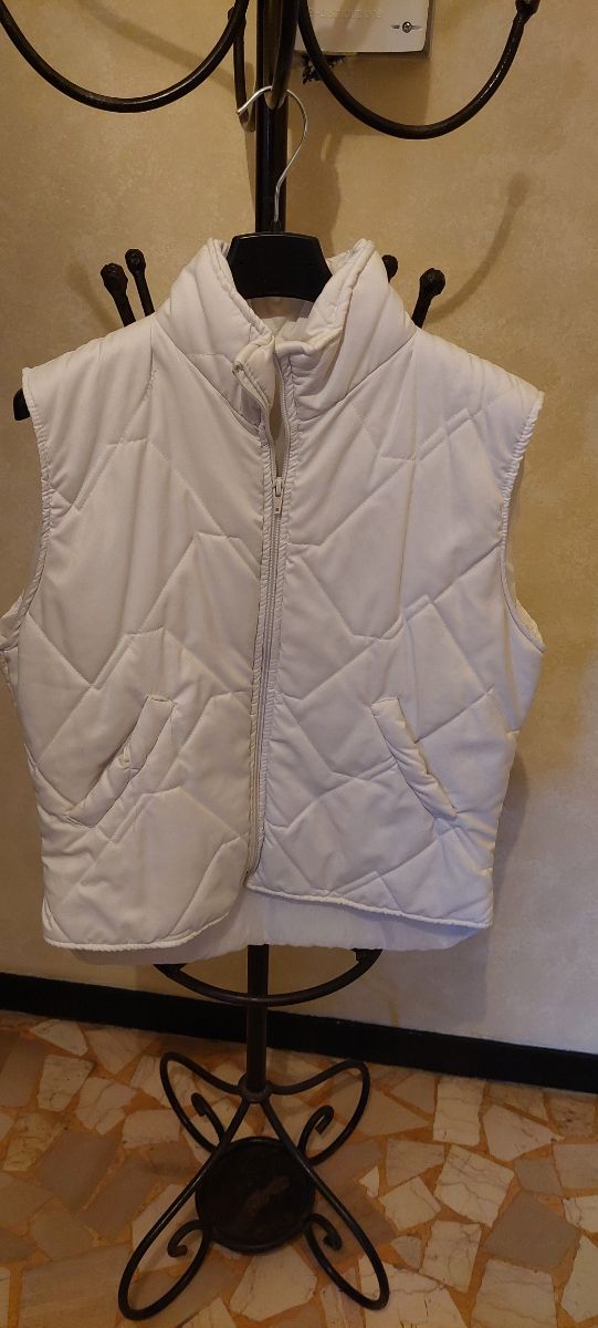 Smanicato mbottito bianco taglia M