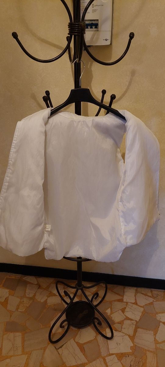 Smanicato mbottito bianco taglia M