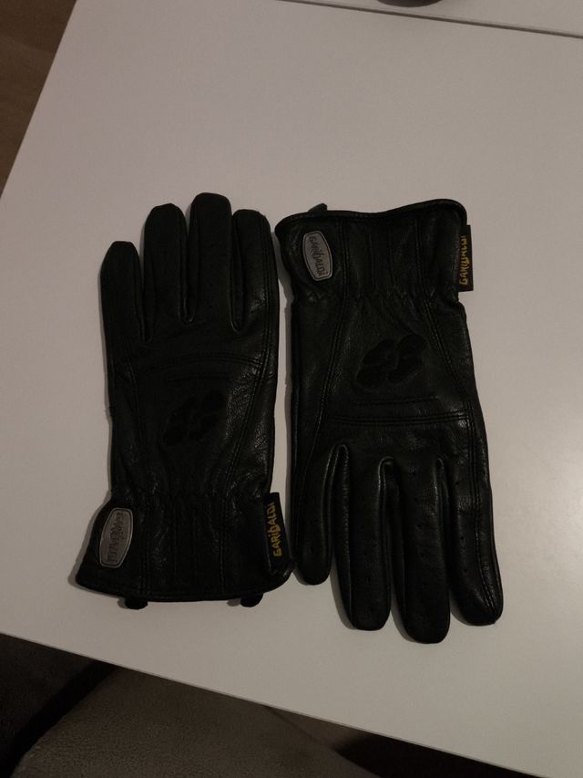 Garibaldi guantes moto cuero