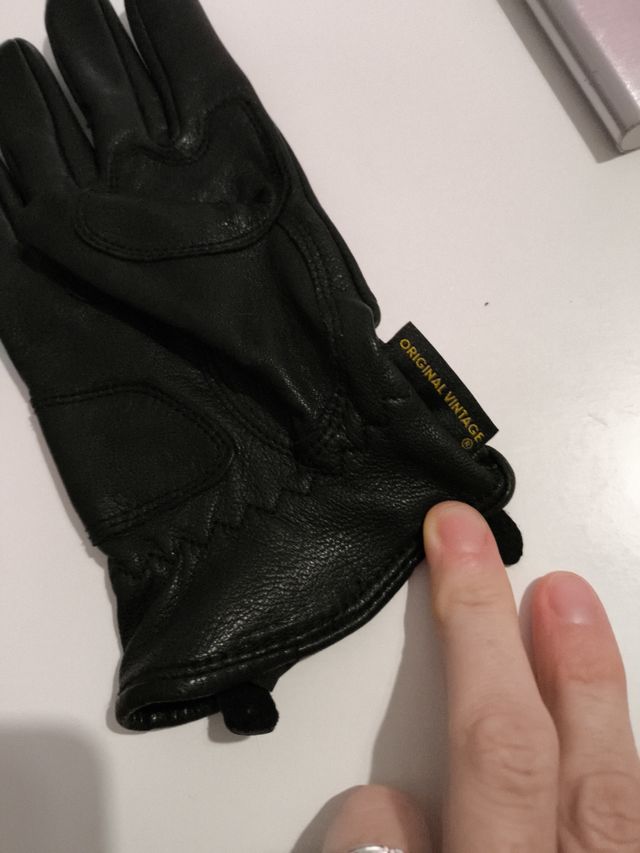 Garibaldi guantes moto cuero