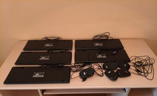 Pack 5 teclados HP KB-0316 y 5 ratones HP HQ-TRE