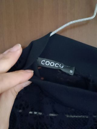 Tubino nero trasparente Coocu tg S