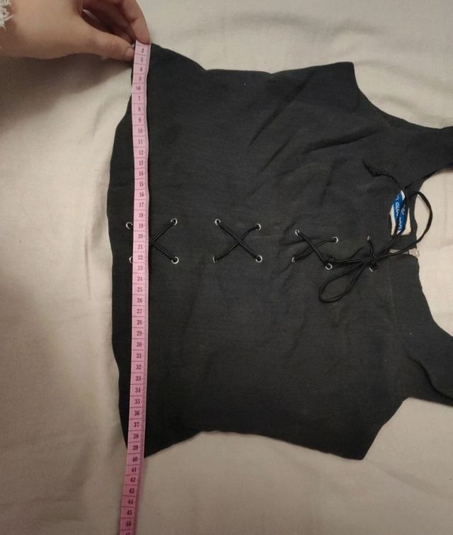 Camiseta chaleco negro