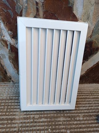 Rejilla de aluminio blanco