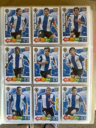 Colección cromos Adrenalyn 2011 del Hércules